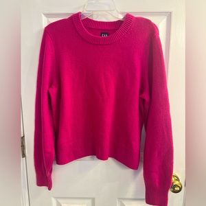 Gap sweater- large- pink NWOT
